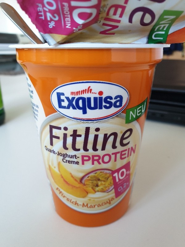 Pfirsich maracuja fitline quark-joghurt-creme protein, 10% prote | Hochgeladen von: Gizzydizzy