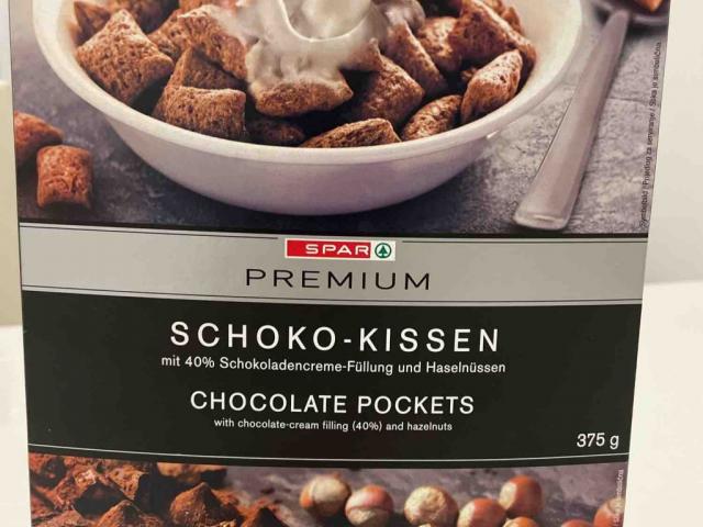 Schoko-Kissen, mit 40% Schokoladencreme-Füllung und Haselnüssen  | Hochgeladen von: albertasamira