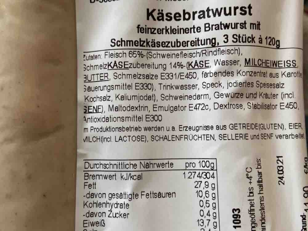 Käsebratwurst, mit Schmelzkäse von DaggiBee | Hochgeladen von: DaggiBee