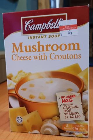 Instant Soup, Mushrooms, Cheese with Croutons | Uploaded by: Mario24