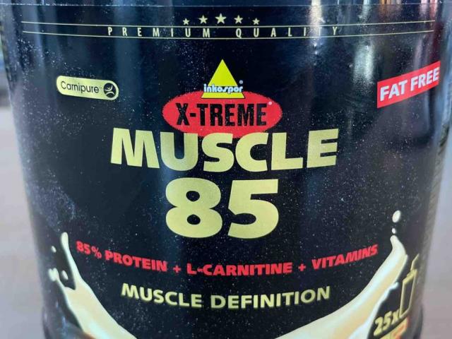 X-TREME Muscle 85, neutral, Vanilla von FitnessFarmerKing | Hochgeladen von: FitnessFarmerKing