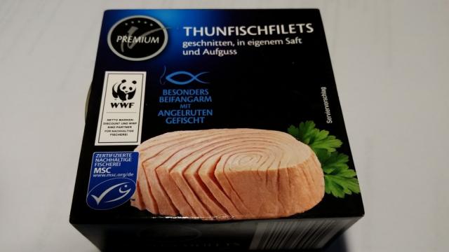 Thunfischfilets, im eigenen Saft und Aufguss  | Hochgeladen von: Sarion