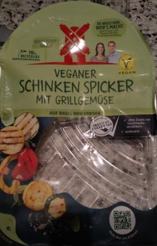 Veganer Schinkenspicker, mit Grillgemüse | Hochgeladen von: praimfaya