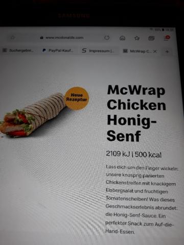 McWrap Chicken Honig-Senf von utacat912 | Hochgeladen von: utacat912
