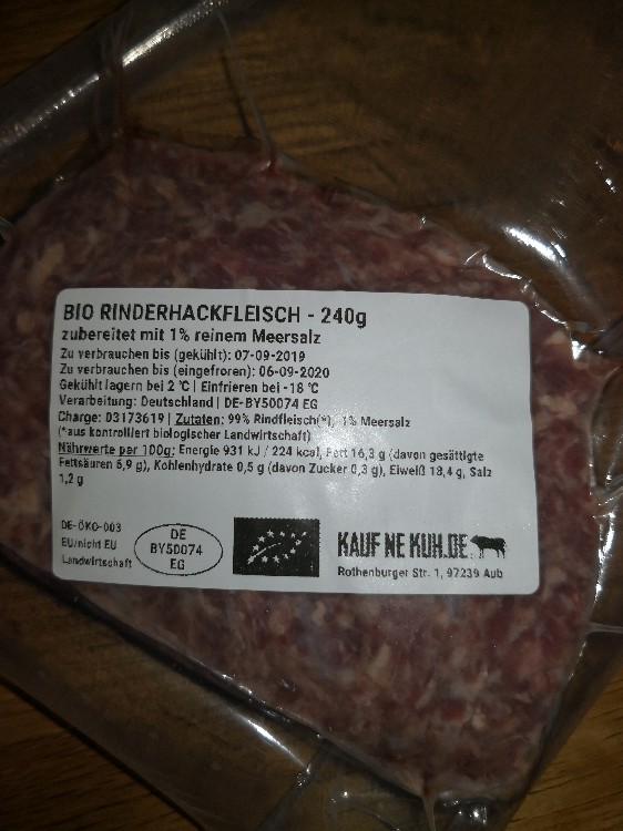 Kaufnekuh Hackfleisch Rind von somemixedone | Hochgeladen von: somemixedone