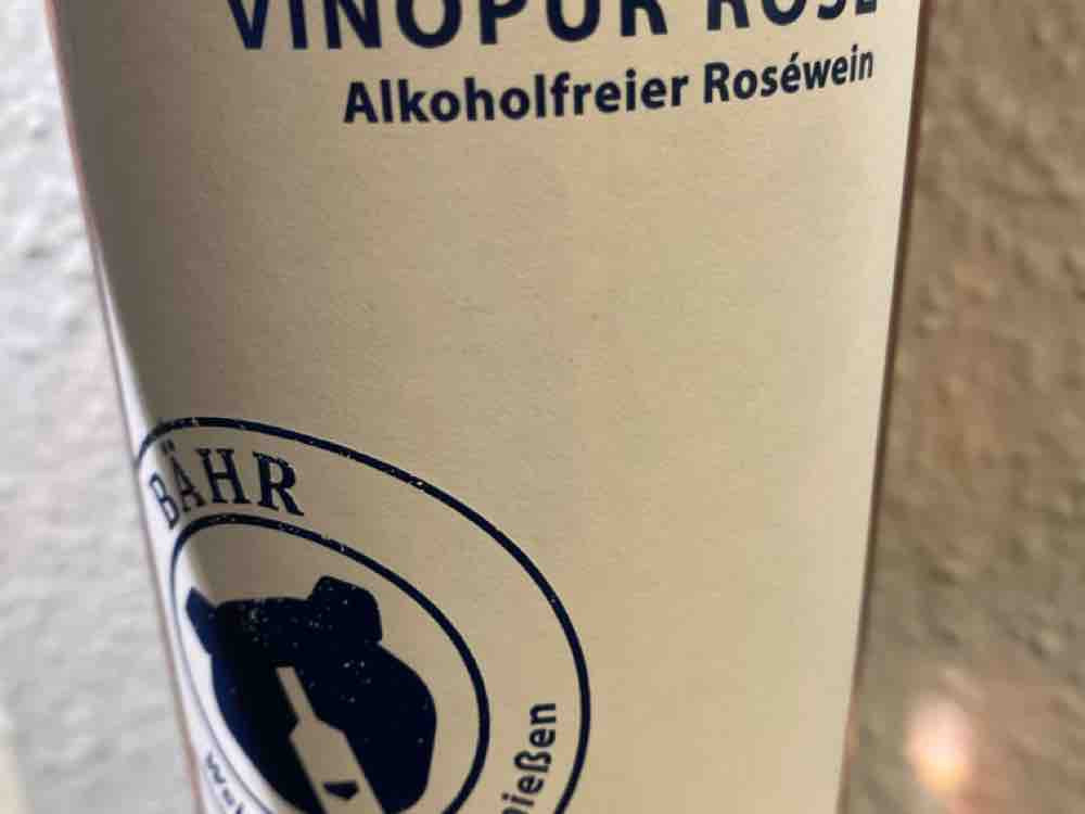 vinopur  Rosé, alkoholfreier Wein von melonenmond | Hochgeladen von: melonenmond