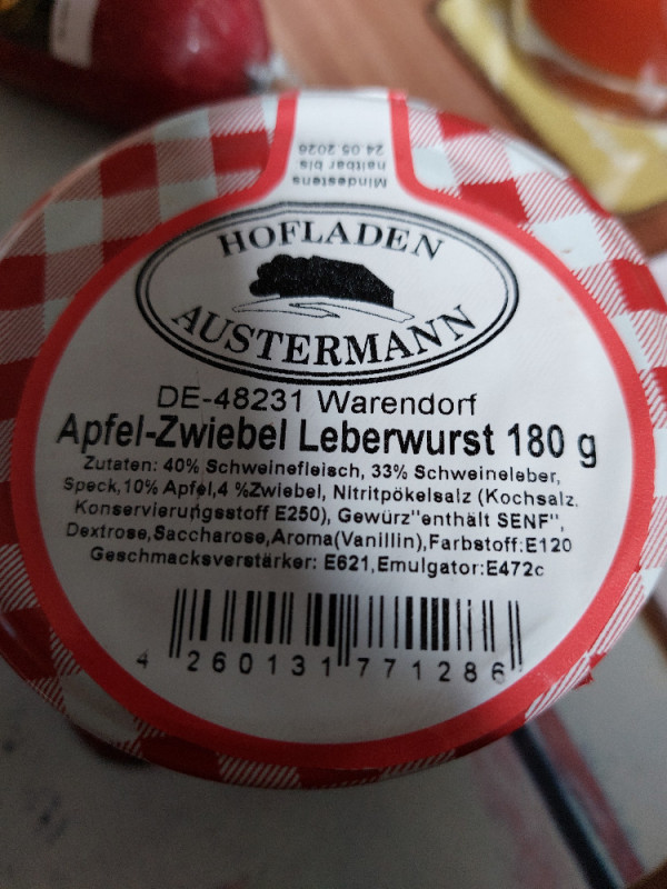 Apfel-Zwiebel Leberwurst von Freddy Bier | Hochgeladen von: Freddy Bier