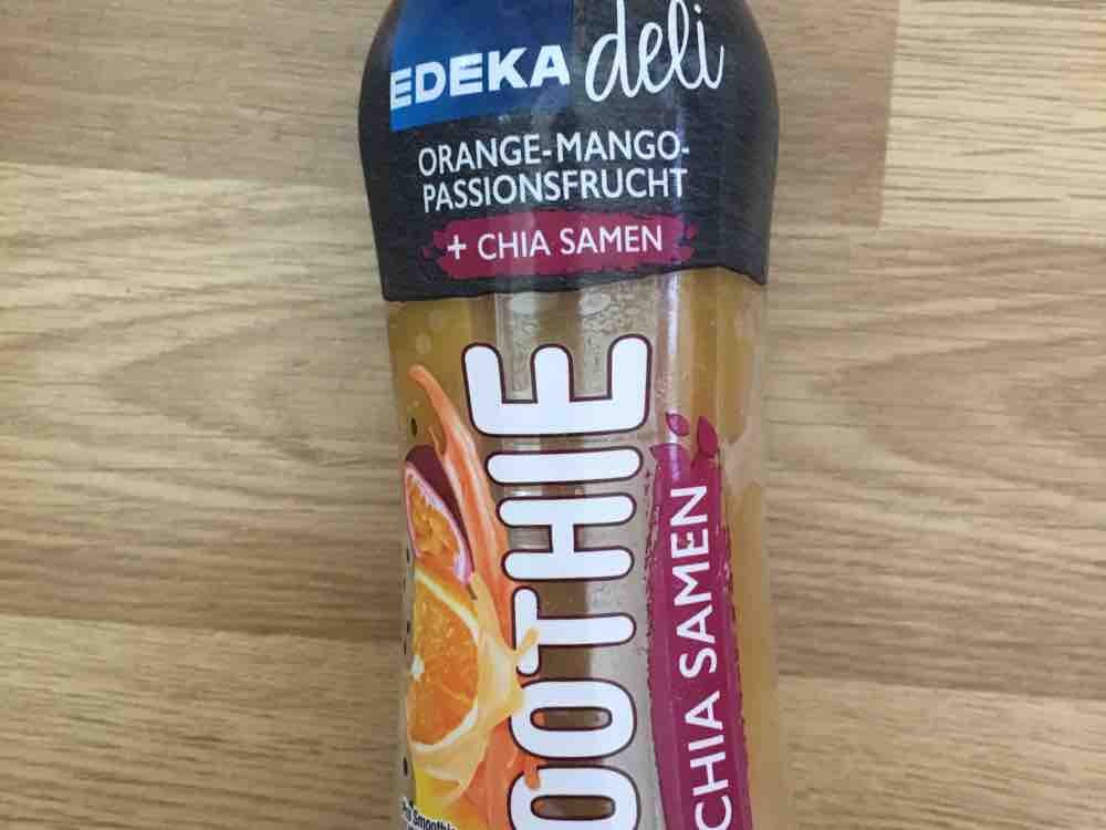 Smoothie Orange-Mango-Passionsfruht, mit Chiasamen von Julcheeee | Hochgeladen von: Julcheeeeeen