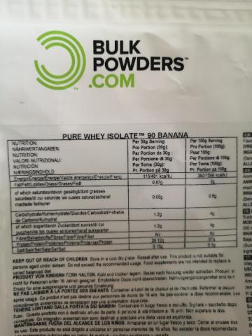 Pure Whey Isolate 90 Banana von Flowsnow | Hochgeladen von: Flowsnow