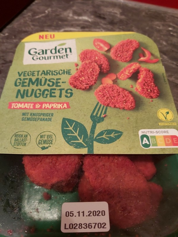 Vegetarische Genüse-Nuggets, 180g Packung von Pitseal | Hochgeladen von: Pitseal