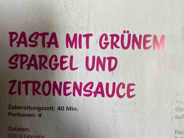 Pasta mit  grünem Spargel und Zitronensäure von juleenkln | Hochgeladen von: juleenkln