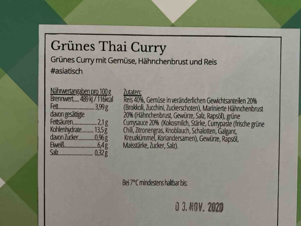 Grünes Thai Curry von laura1409 | Hochgeladen von: laura1409