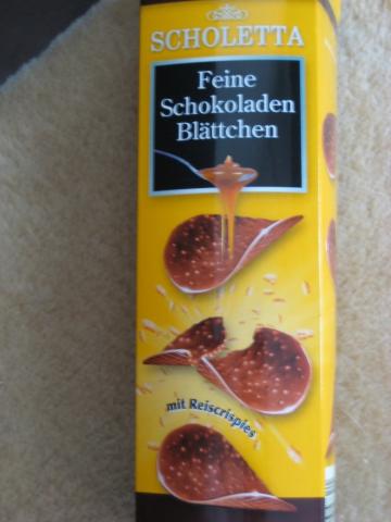 Scholetta Feine Schokoblättchen, Karamell | Hochgeladen von: Kohlenknopf