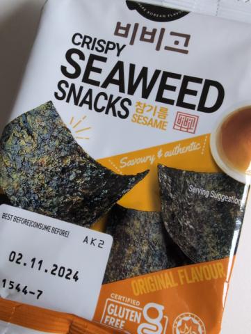 Crispy Seaweed Snack, Sesame by Nowherenow | Uploaded by: Nowherenow