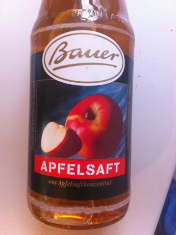 Bauer Apfelsaft aus Apfelsaftkonzentrat, Apfel | Hochgeladen von: igijs