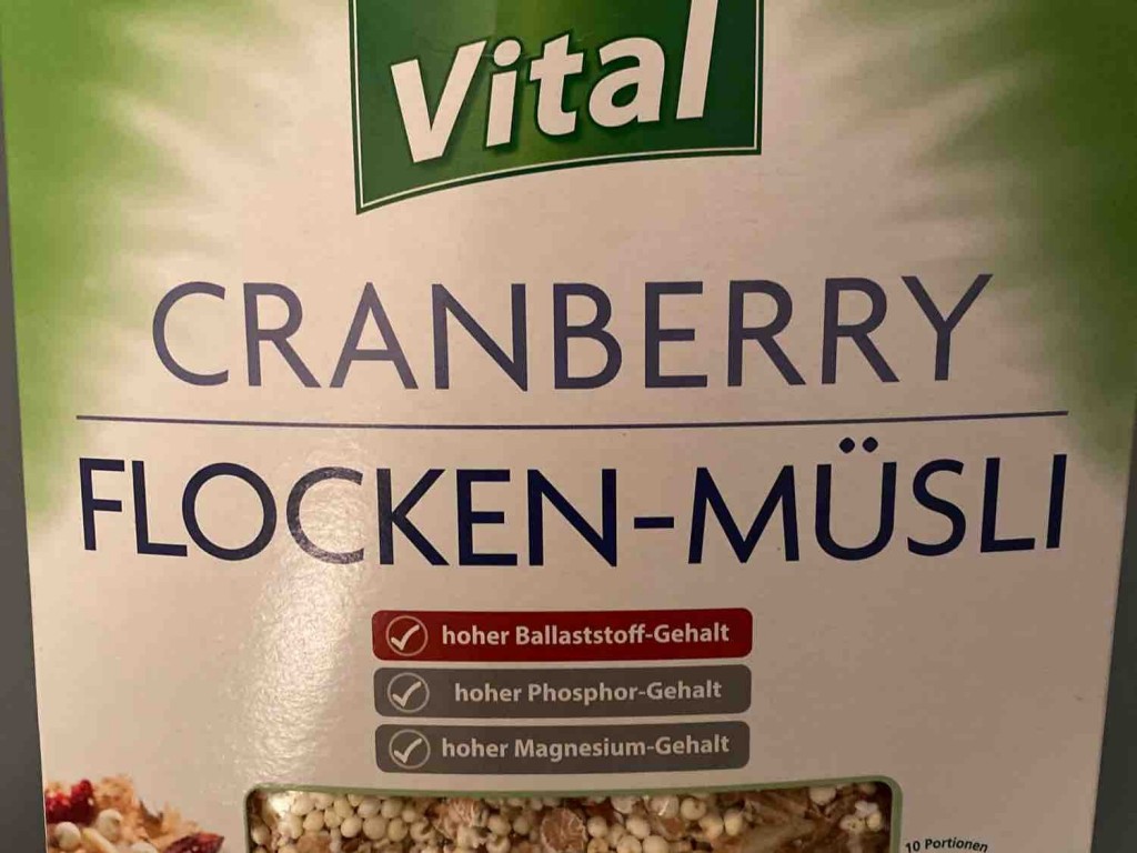 Flocken-Müsli Cranberry, Spar Vital von pilzax93 | Hochgeladen von: pilzax93