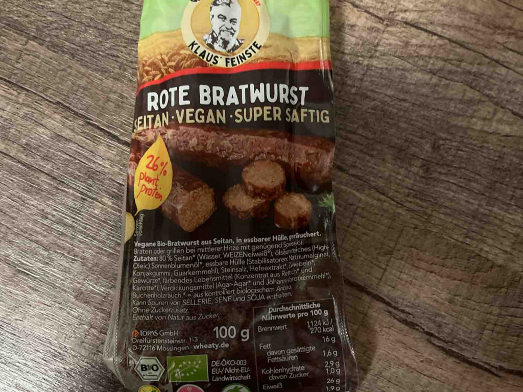 Rote Bratwurst, vegan von DerPsul85 | Hochgeladen von: DerPsul85