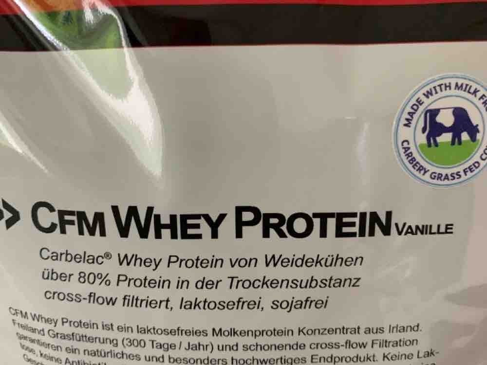 CFM Whey Protein Vanille, laktosefrei von 1sam | Hochgeladen von: 1sam