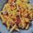 Überbackene Penne mit getrockneten Tomaten, bunten Kirschtomaten, Frisch Käse und Cheddar von minkipower | Hochgeladen von: minkipower