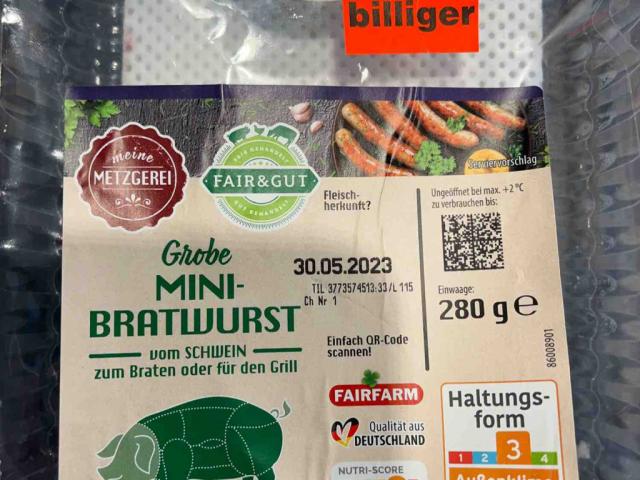 Grobe Mini Bratwurst, Aldi von kawooms | Hochgeladen von: kawooms