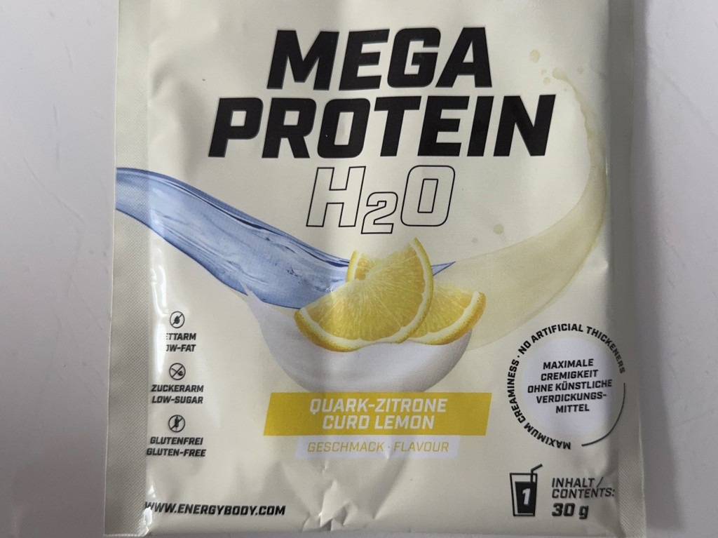 Mega Protein H2O, Quark Zitrone von FrankWe | Hochgeladen von: FrankWe