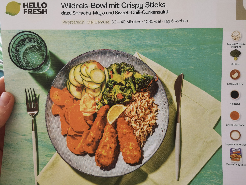 Wildreis-bowl mit Crispy Sticks von jule_1509 | Hochgeladen von: jule_1509