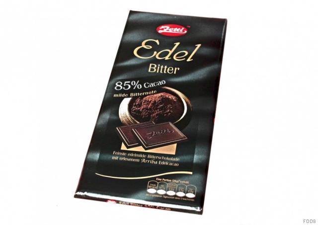 Zetti Edel Bitter, 85% Cacao, milde Bitternote | Hochgeladen von: JuliFisch