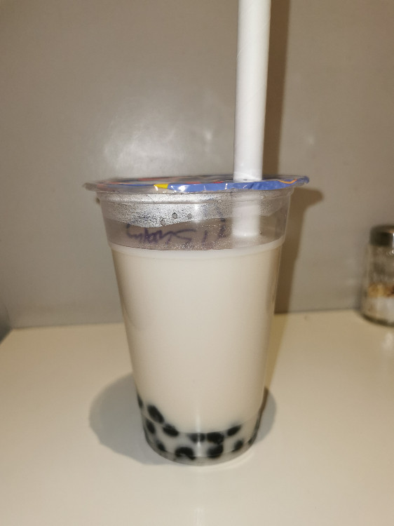 Hojicha Latte mit Tapioka (Bubble Tea) von Stella Falkenberg | Hochgeladen von: Stella Falkenberg