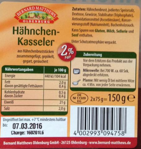 Hähnchen-Kasseler | Hochgeladen von: KocheRG