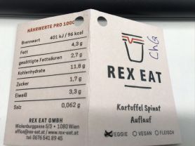 Rex Eat: Kartoffel Spinat Auflauf, Spinat | Hochgeladen von: chriger