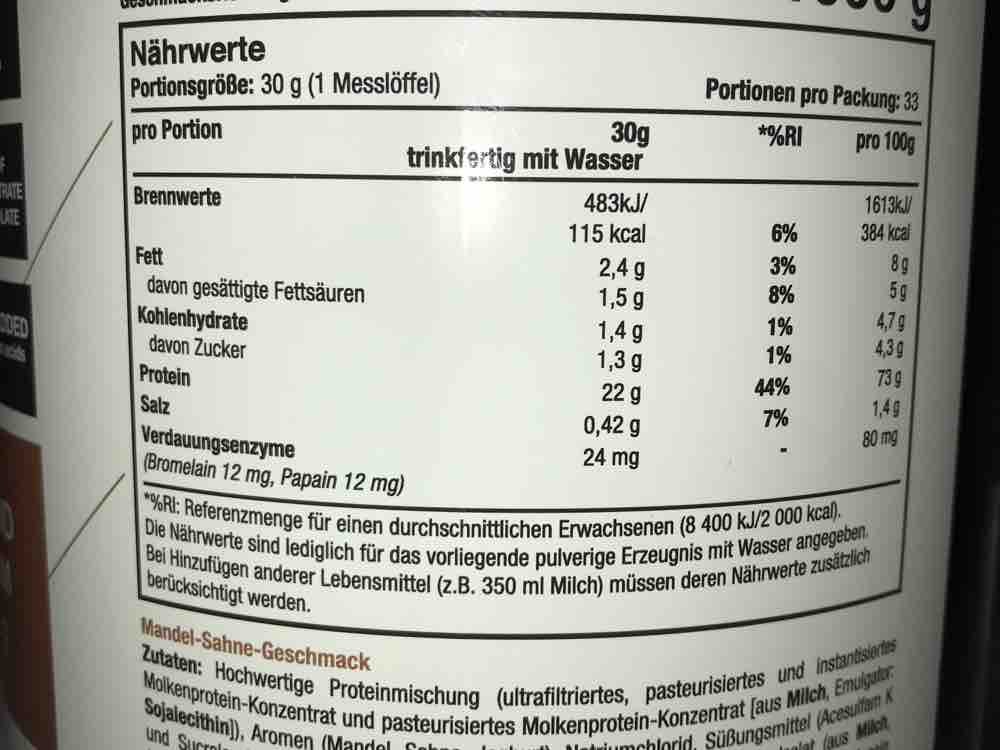 Whey Protein Almond Cream, Wasser  von SkynetMajor | Hochgeladen von: SkynetMajor