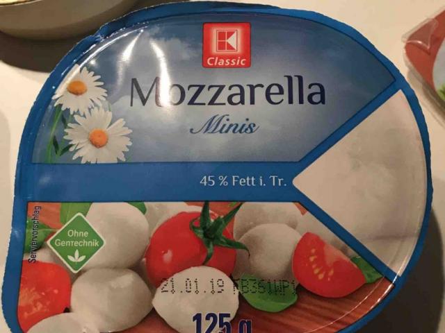 Mozzarella Minis Classic, 45 % Fett i. Tr. von heikomoo | Hochgeladen von: heikomoo