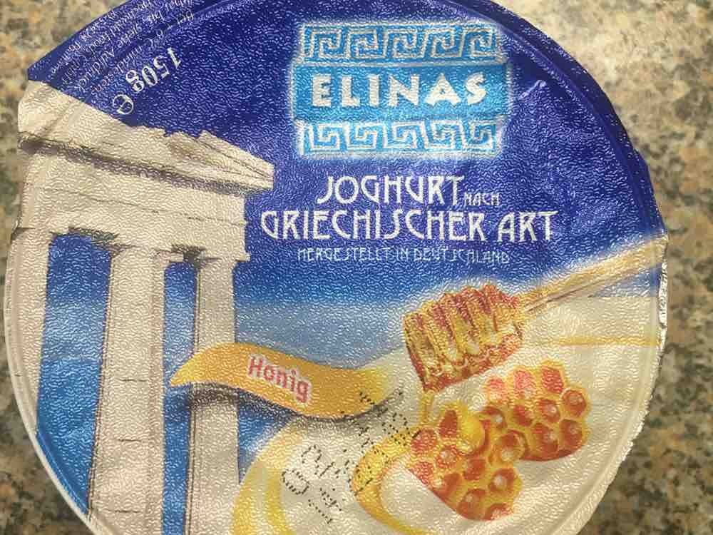 Elinas Elinas Joghurt Griechischer Art Honig Kalorien Joghurt Fddb