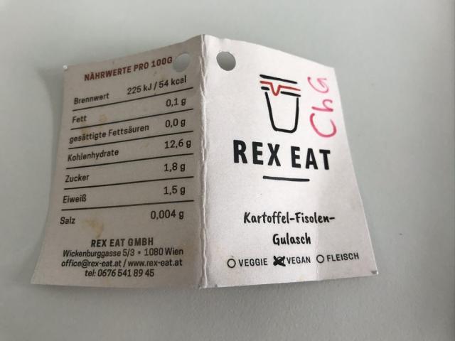 Rex Eat: Kartoffel-Fisolen-Gulasch | Hochgeladen von: chriger