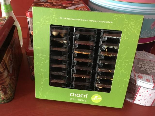 chocri "Vegane Weltreise" Mini-Schokoladen-Tafeln, | Hochgeladen von: Mondkater