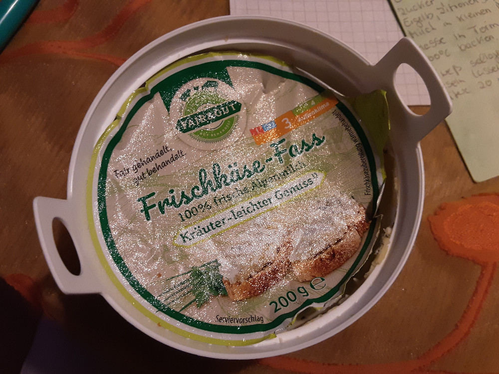 Frischkäse- Fass, Kräuter leichter Genuss von Keriwa | Hochgeladen von: Keriwa
