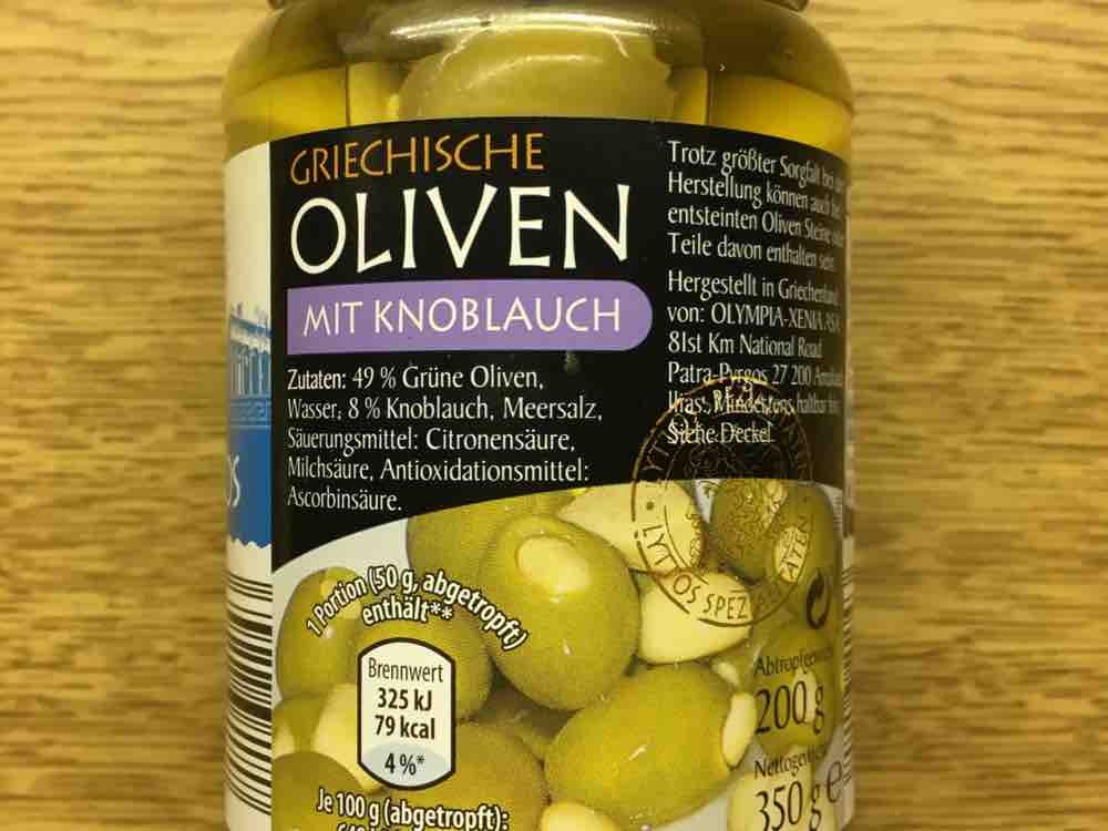 Aldi, Oliven, mit Knoblauch Kalorien - Gemüsekonserven - Fddb