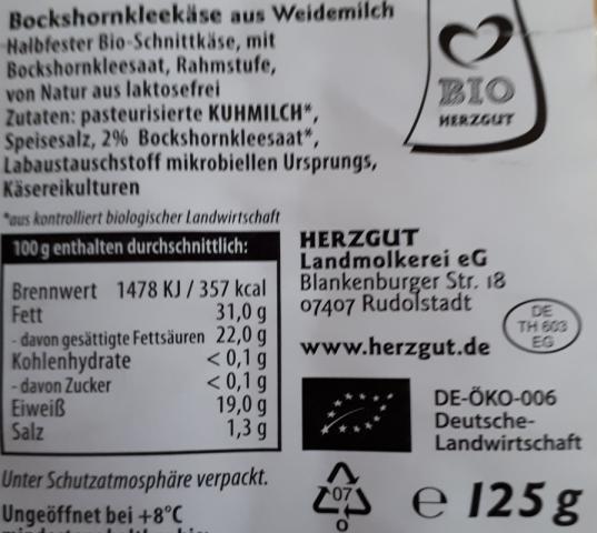 Mein Bio Bockshornkleekäse aus Weidemilch, Herzgut, Bockshor | Hochgeladen von: Enomis62