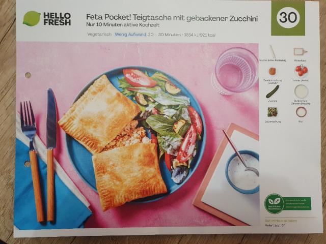 Feta Pocket! Teigtaschen mit gebackener Zucchini von blubbi82 | Hochgeladen von: blubbi82