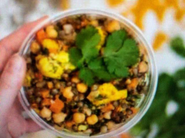 Salade lentilles pois chiche by jeanpaulries | Uploaded by: jeanpaulries