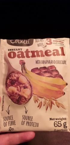 instant oatmeal, with banana and chocolate von Zibbel71 | Hochgeladen von: Zibbel71