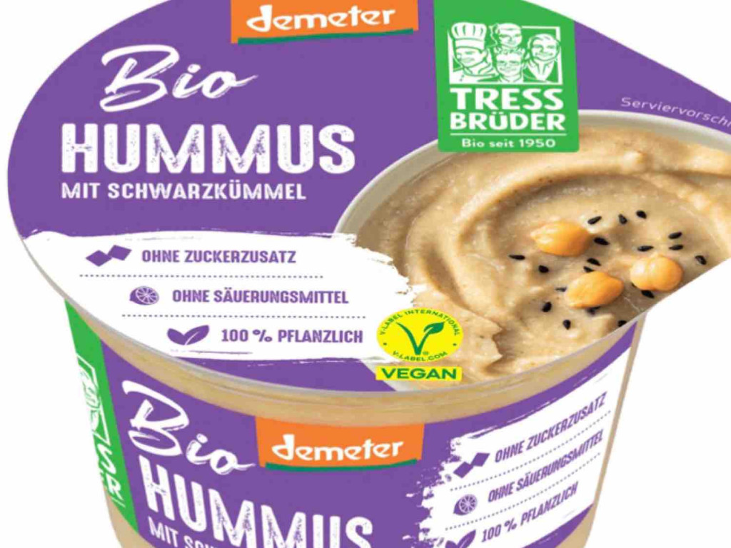 Hummus, mit Schwarzkümmel von Biene74 | Hochgeladen von: Biene74