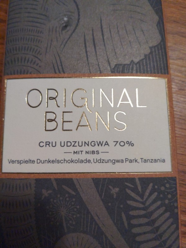 Bio Schokolade CRU UDZUNGWA 70%, Dunkelschokolade aus Tansania m | Hochgeladen von: VolkerB