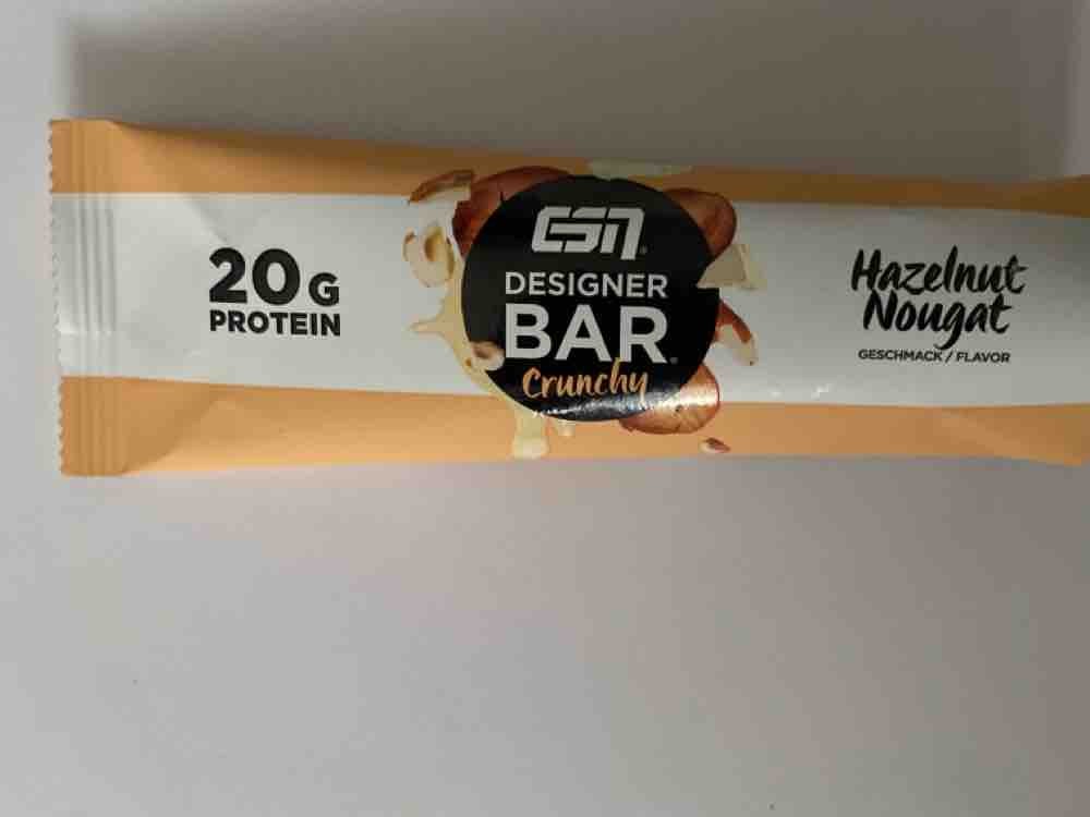 Esn Designer  Bar crunchy, Protein Riegel Hazelnut Nougat von So | Hochgeladen von: Sofie00