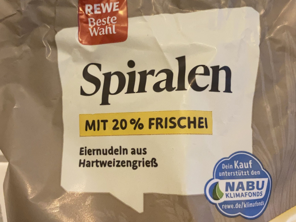Rewe Spiralen Nudeln, mit 20% Frischei von GerritS | Hochgeladen von: GerritS Rewe Spiralen Nudeln, mit 20% Frischei von GerritS | Hochgeladen von: GerritS