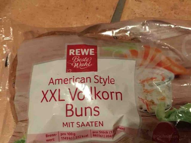 XXL Vollkorn Buns, mit Saaten von Captori | Hochgeladen von: Captori