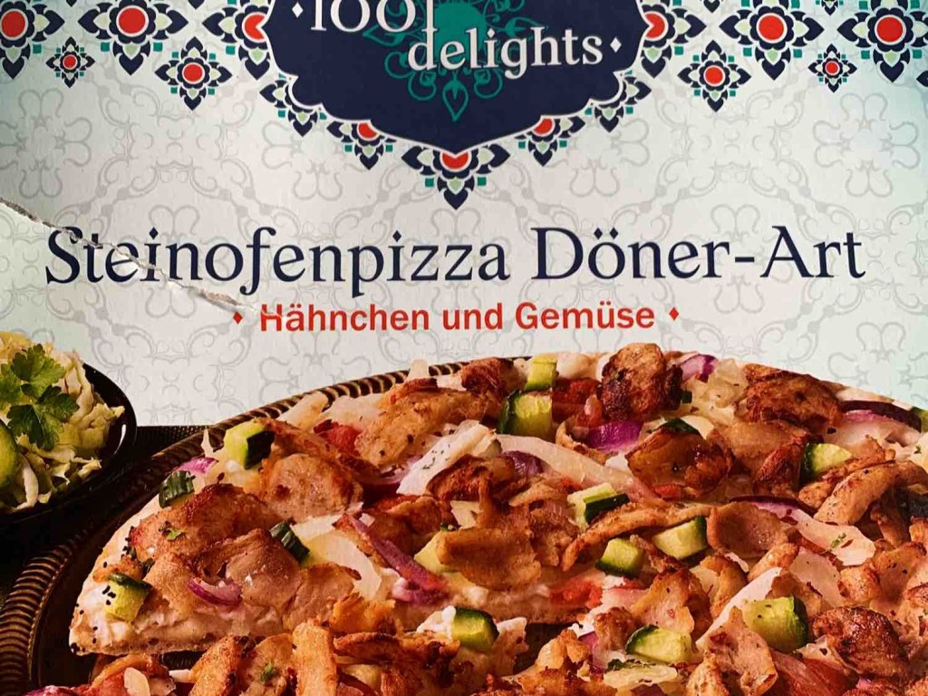 Steinofenpizza Döner-Art, Hähnchen und Gemüse von O75 | Hochgeladen von: O75