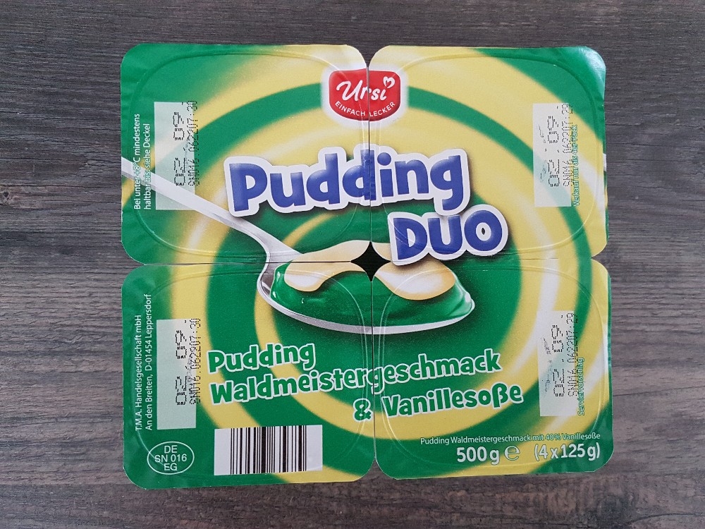 Pudding Duo, Waldmeistergeschmack & Vanillesoße von kwinki78 | Hochgeladen von: kwinki78