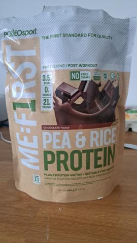 Veganes Protein Schoko, aus Reis und Erbsen by alenaarnezeder | Uploaded by: alenaarnezeder