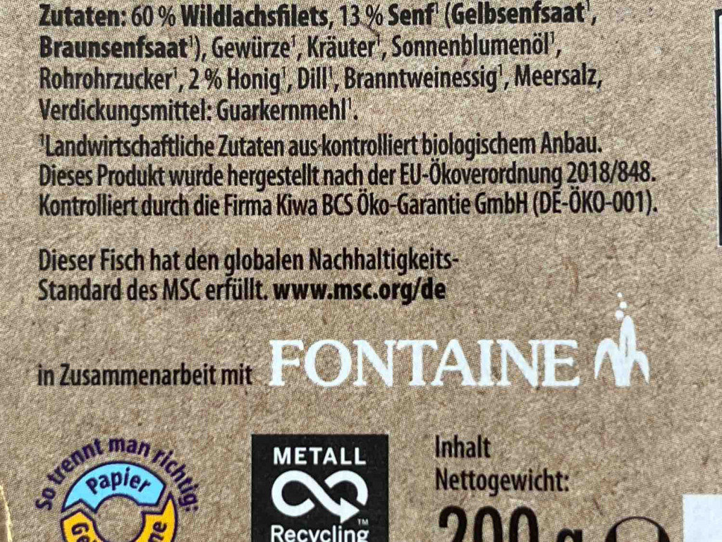 Wildlachsfilet, in Bio-Honig-Senf-Creme von Pomm | Hochgeladen von: Pomm